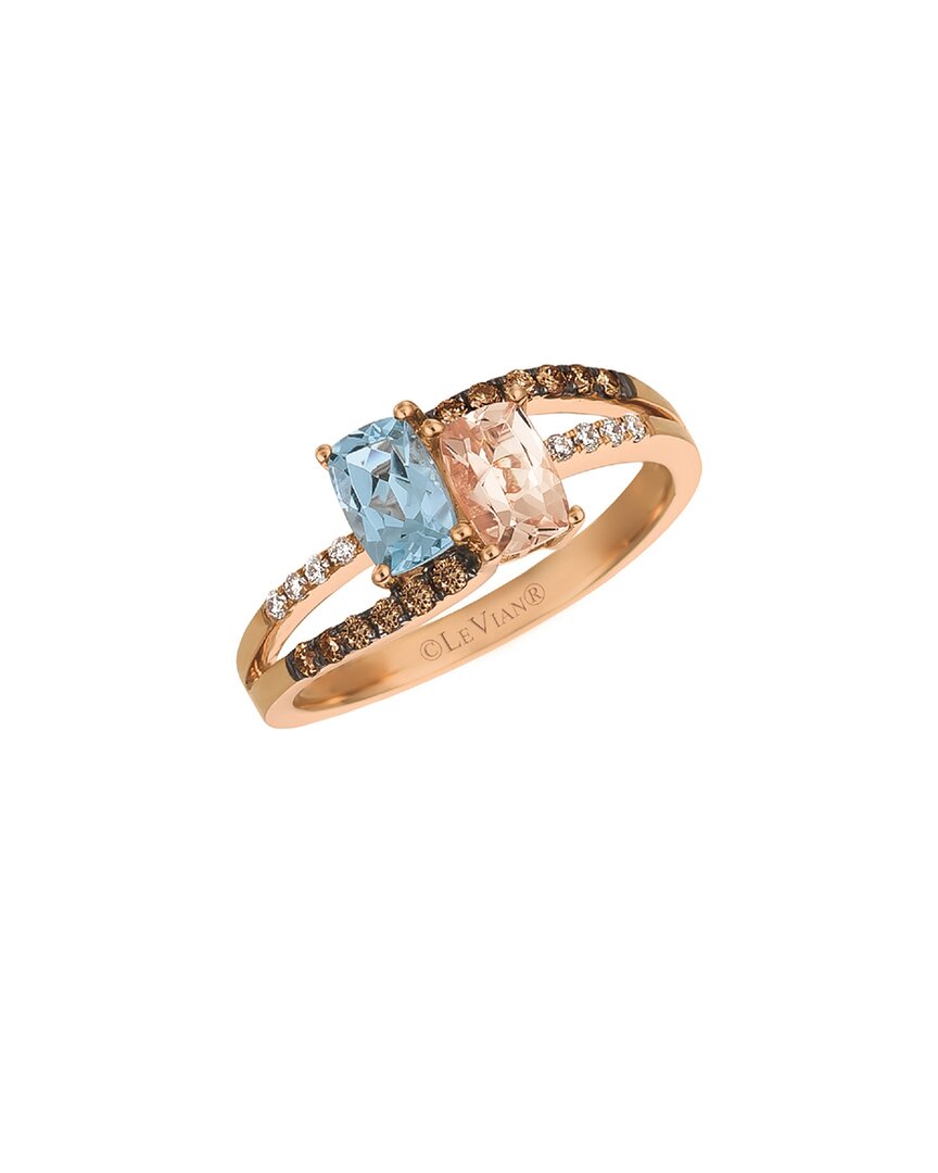 Le Vian ® 14k Strawberry Gold® 0.96 Ct. Tw. Diamond & Gemstone Ring