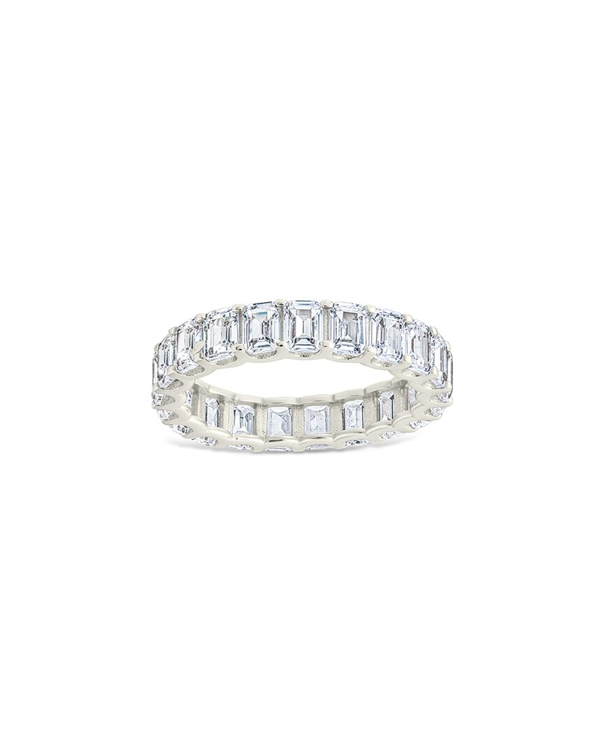 Sterling Forever Silver Dixie Ribbed Signet Ring
