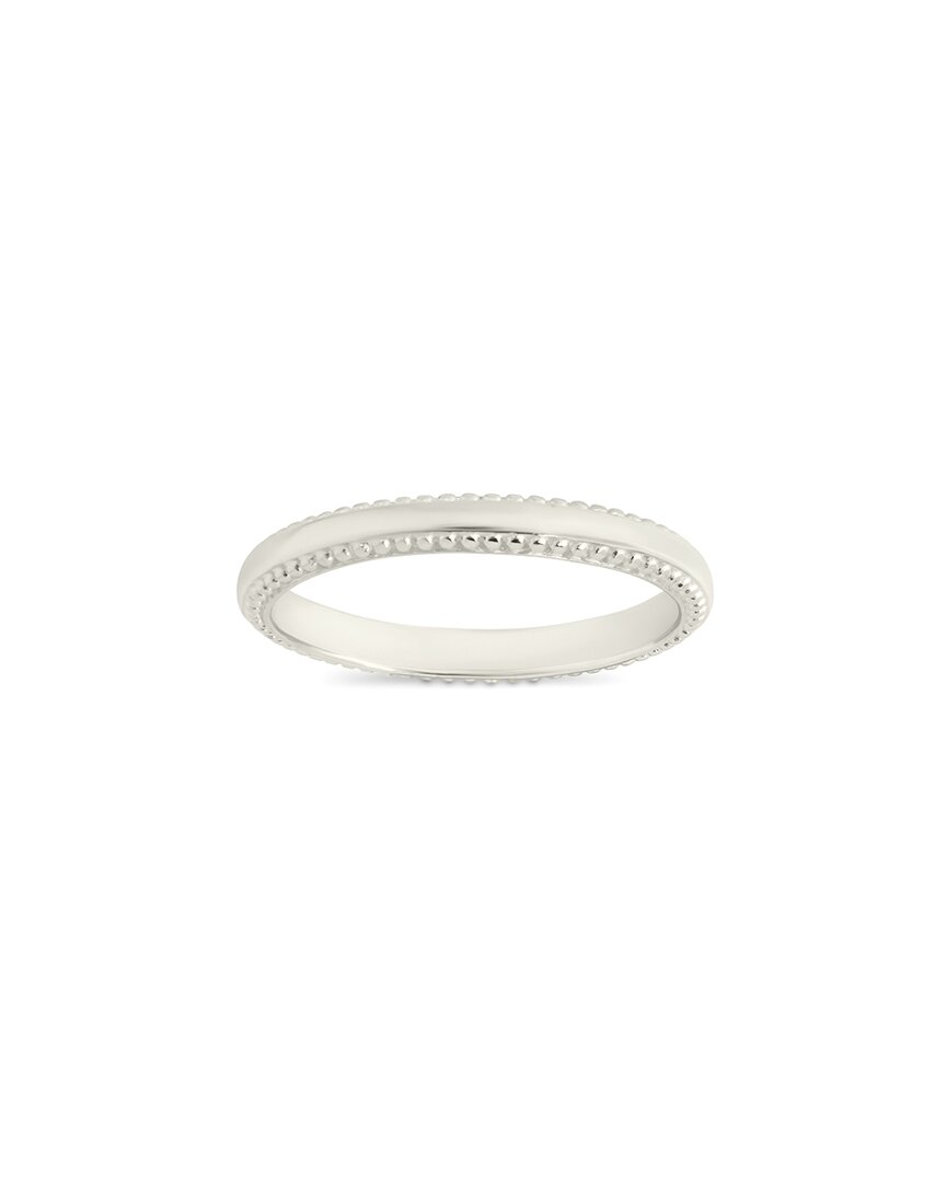 Sterling Forever Silver Kayden Thin Textured Ring