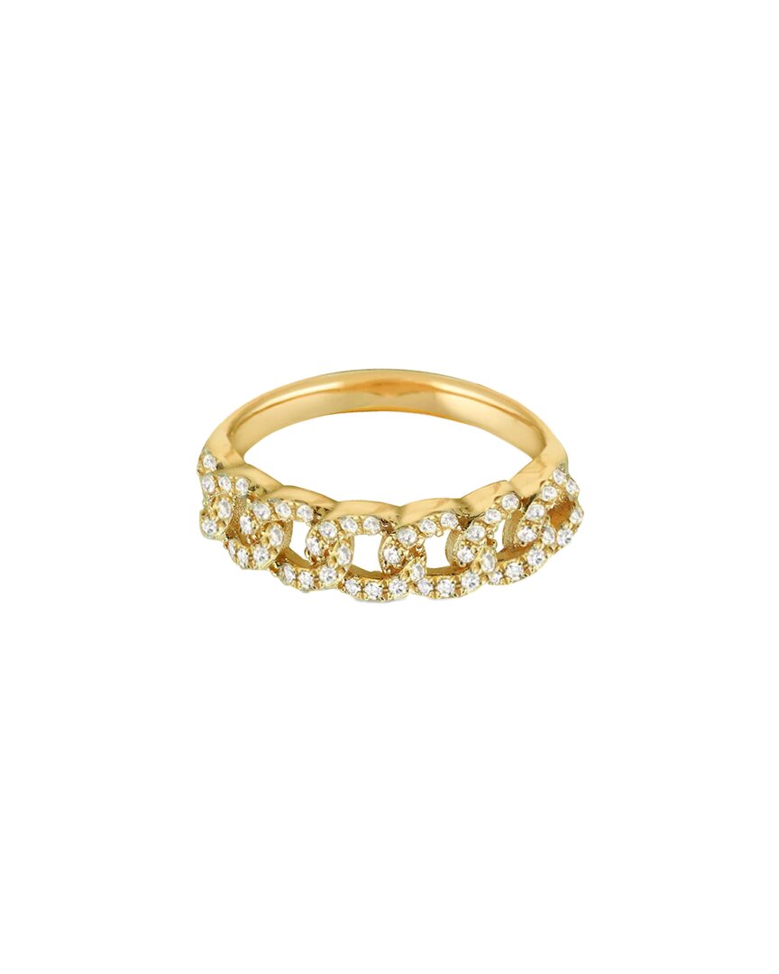 Argento Vivo Silver Cz Ring