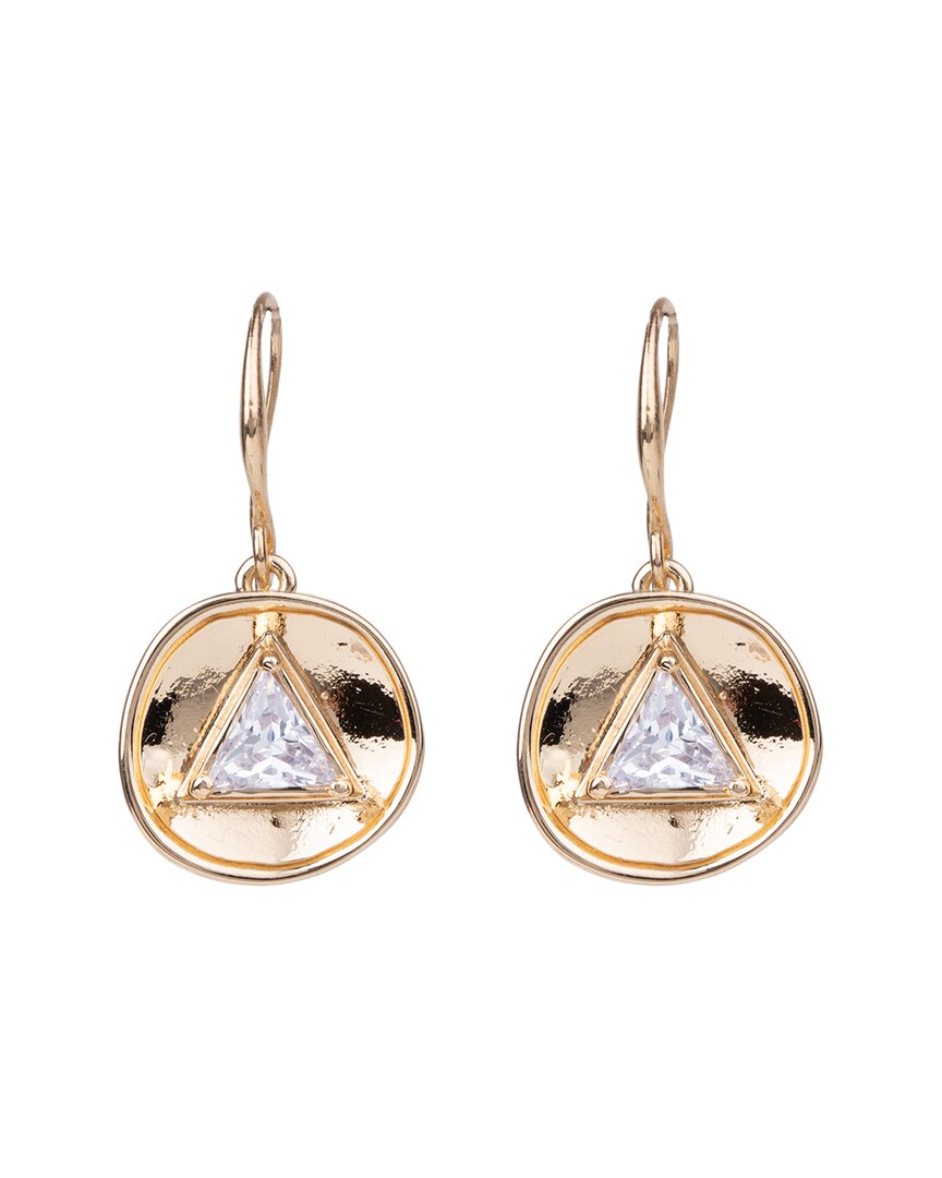 Shop Saachi Cz Triangle Drop Earrings