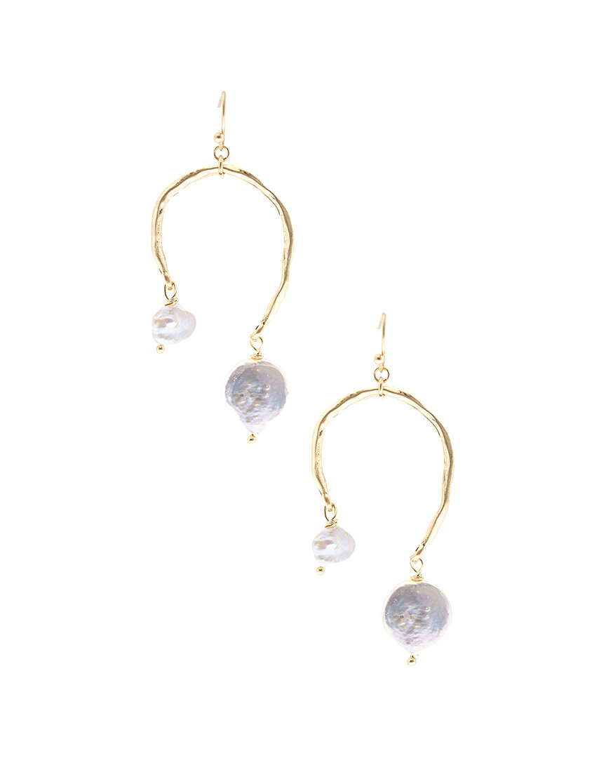 Saachi Pearl Uneven Drop Earrings