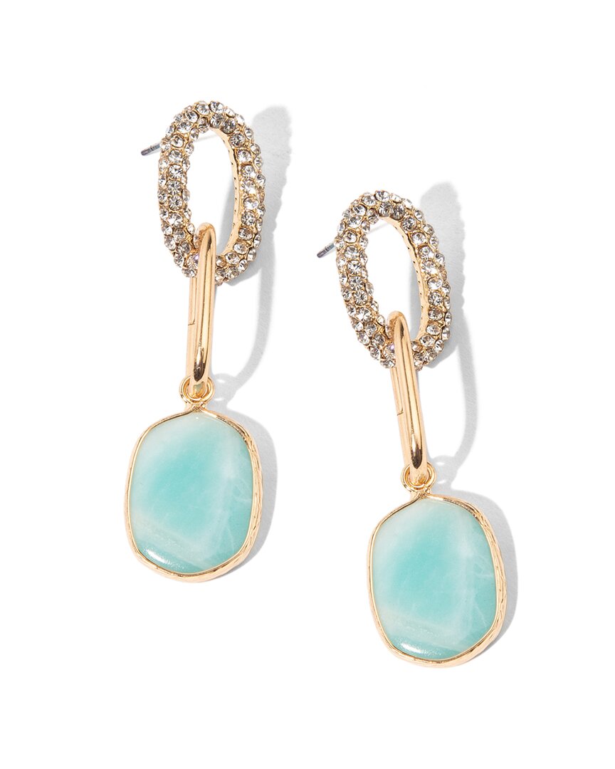 Saachi Quartz Cz Dangle Earrings