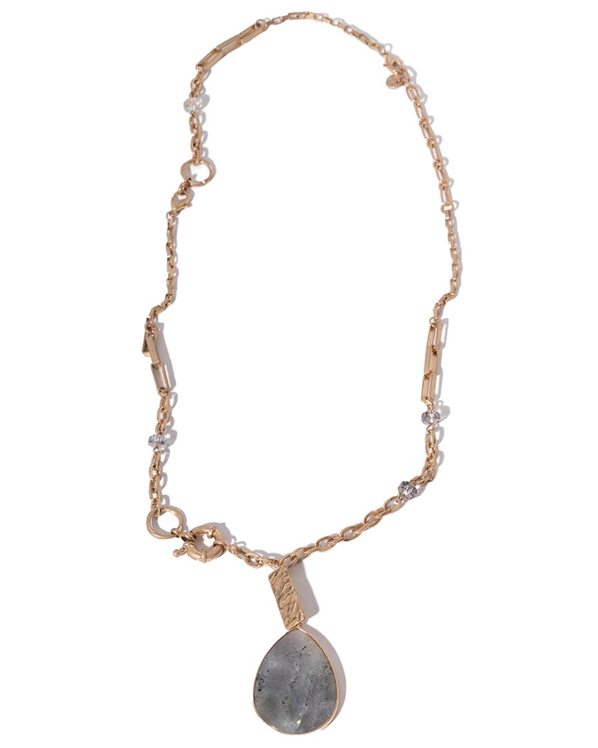Saachi Labradorite Long Pendant Necklace