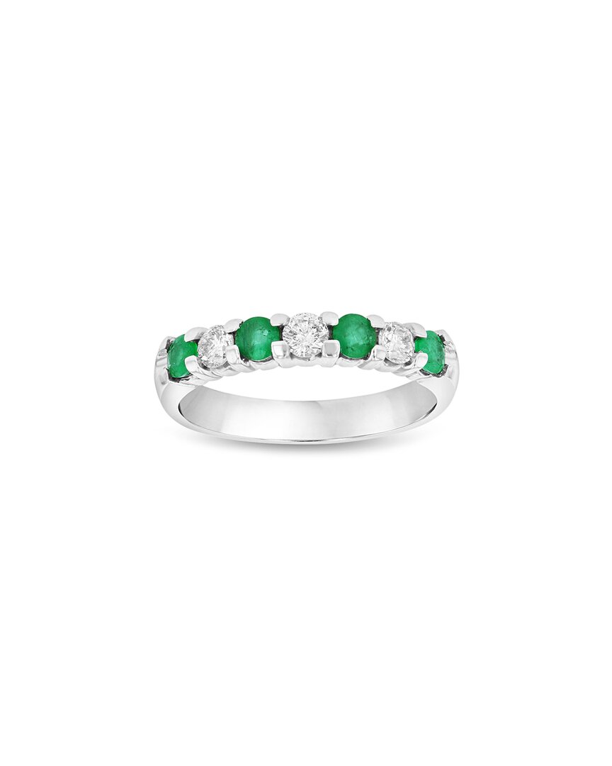 Diana M. Fine Jewelry 14K 0.78 ct. tw. Diamond & Emerald Ring