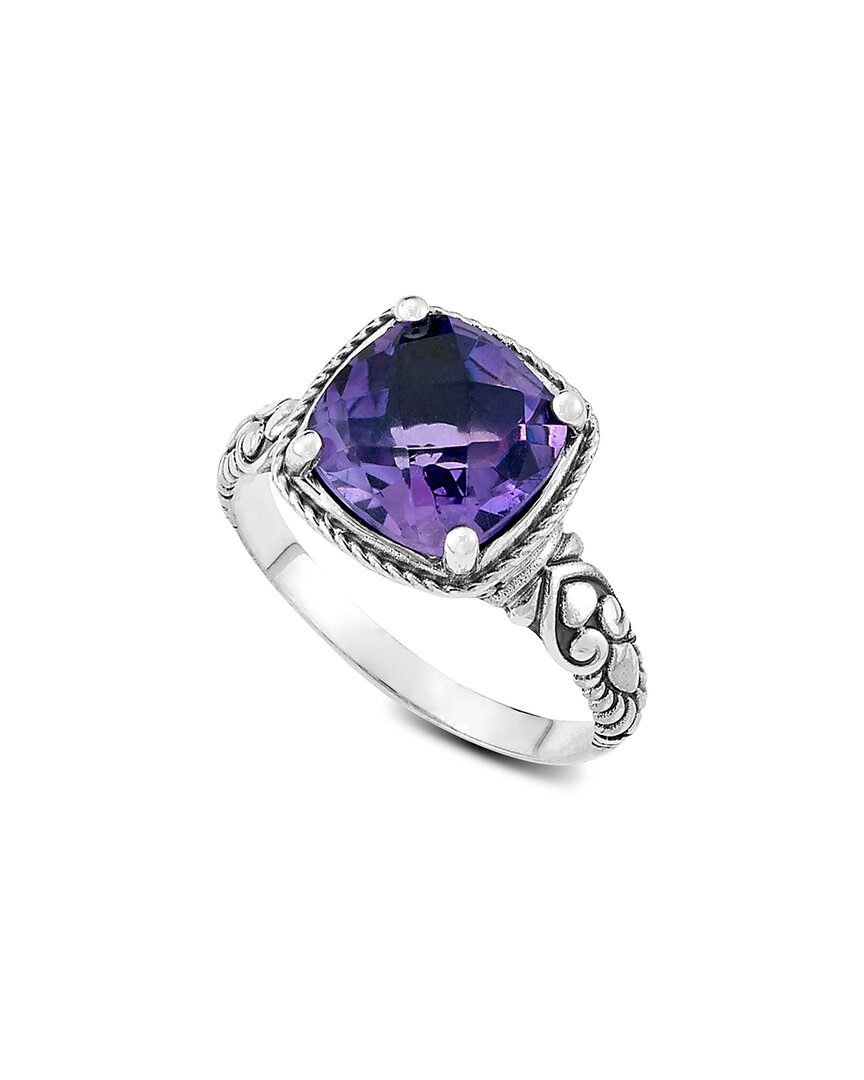 Samuel B. Silver 4.00 Ct. Tw. Amethyst Ring