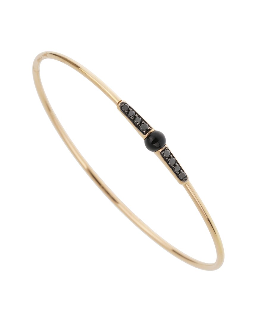 Pomellato M'ama Non M'ama 18k Rose Gold Onyx Diamo