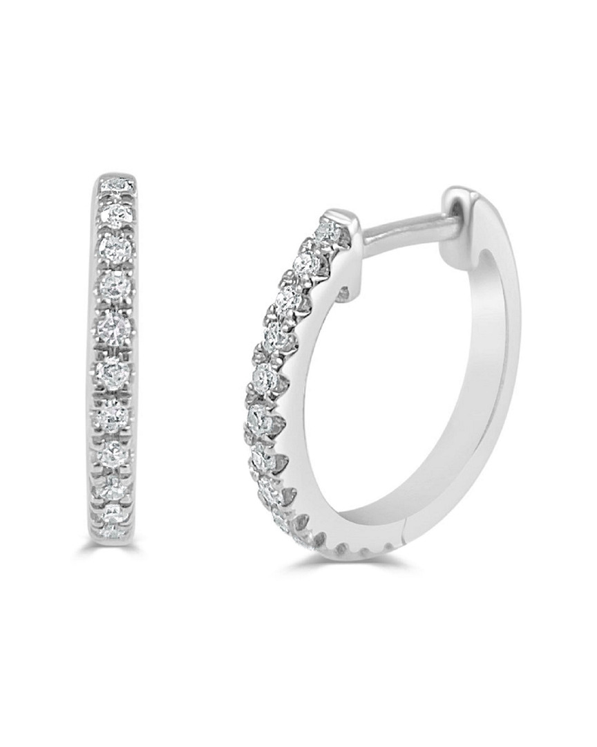 Sabrina Designs 14k 0.10 Ct. Tw. Diamond Huggie Earrings