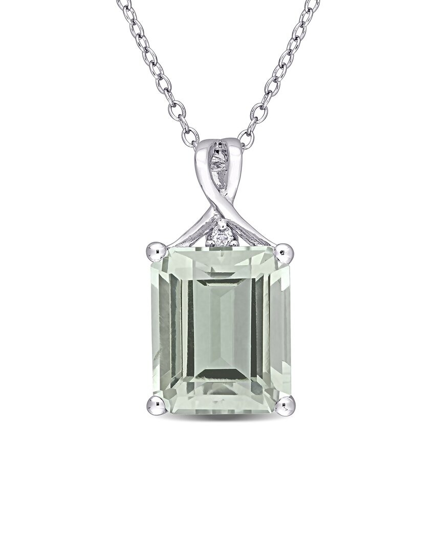 Rina Limor Silver 5.38 Ct. Tw. Gemstone Octagon Necklace