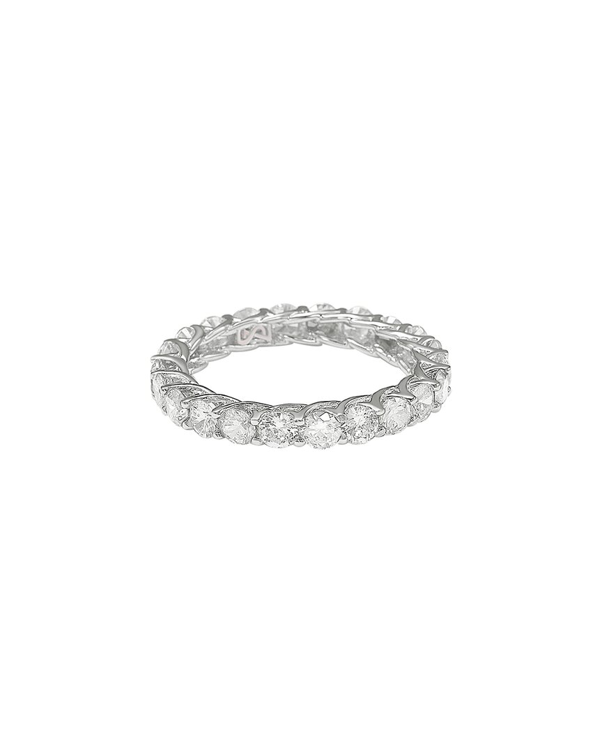 Suzy Levian Cz Jewelry Suzy Levian Silver Cz Thin Eternity Ring