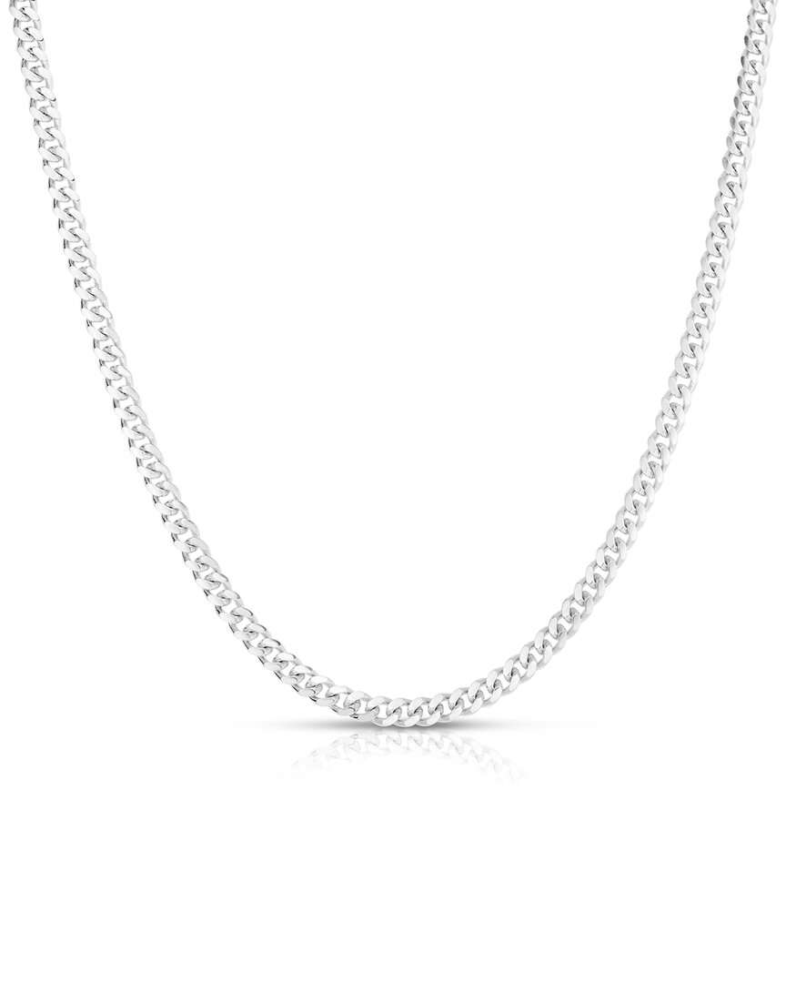 Glaze Jewelry Silver Curb Chain Necklace