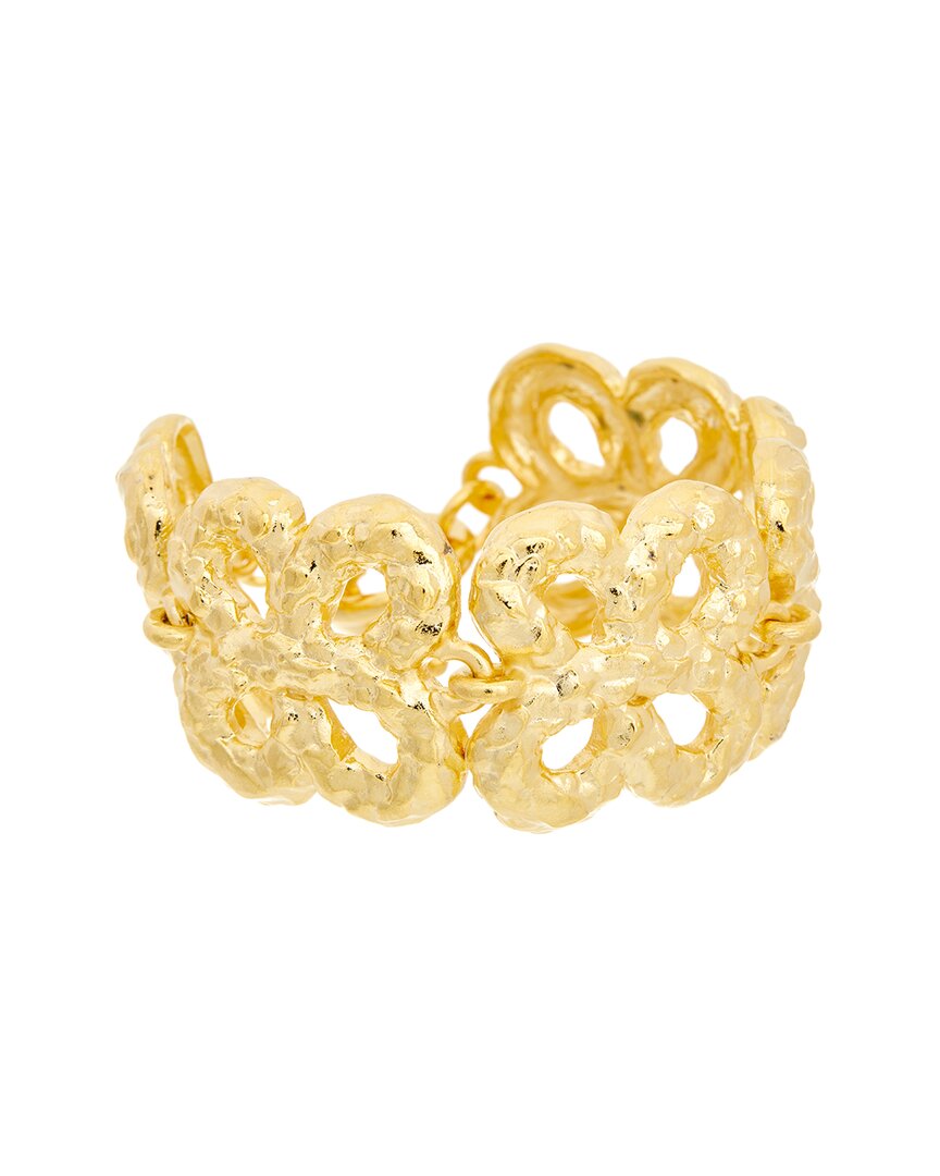 Kenneth Jay Lane Plated Link Bracelet In Gold