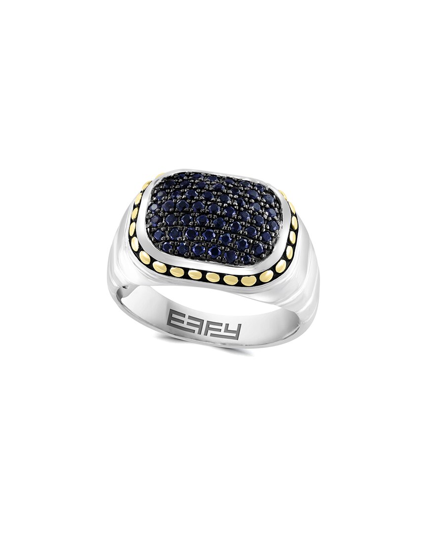 Effy Fine Jewelry Silver 0.75 ct. tw. Black Sapphire Ring