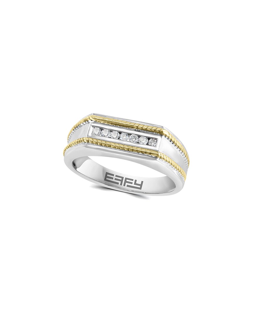 Effy Fine Jewelry Silver 0.13 ct. tw. Diamond Ring