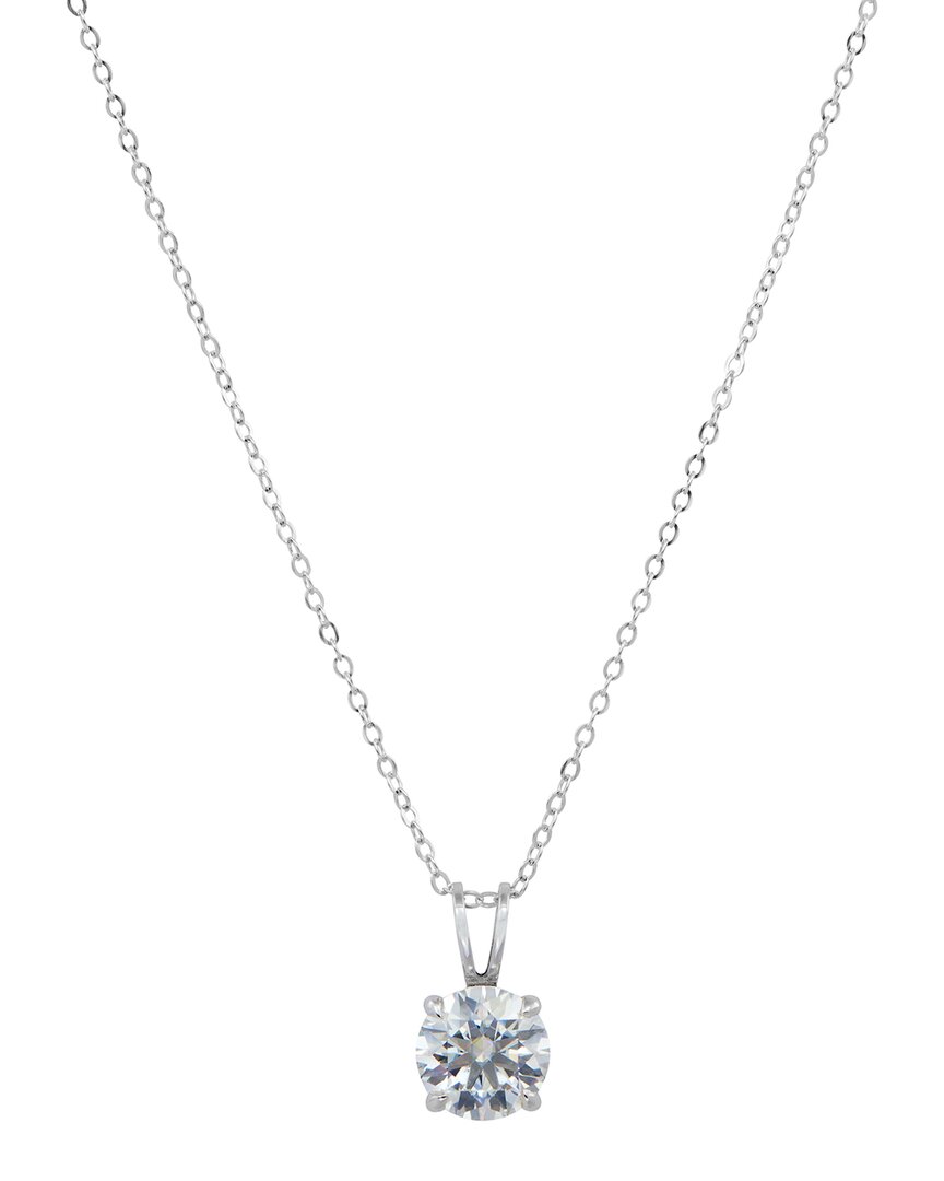 Savvy Cie 10k Moissanite Solitaire Pendant