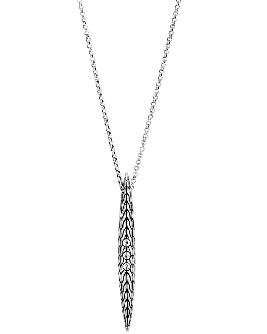 Shop John Hardy Classic Chain 18k & Silver Hammered Pendant Necklace