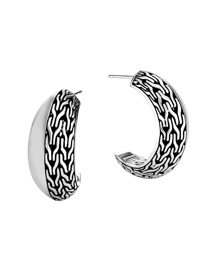 John Hardy Classic Chain Silver Small Hoops