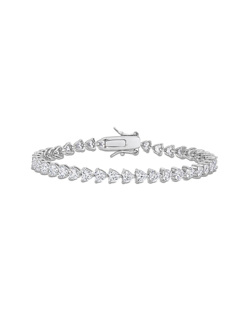 Rina Limor Silver 10.00 Ct. Tw. Sapphire Tennis Bracelet