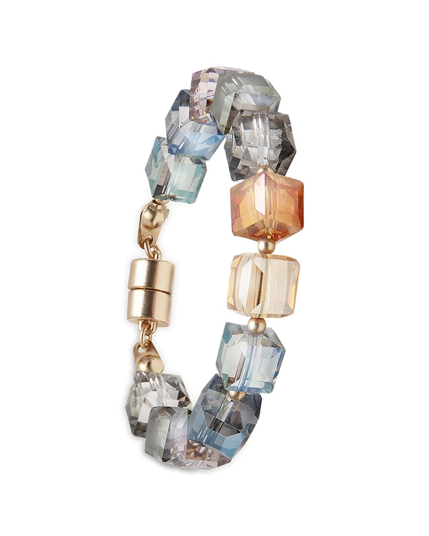 Saachi Faceted Bead & Stone Bracelet