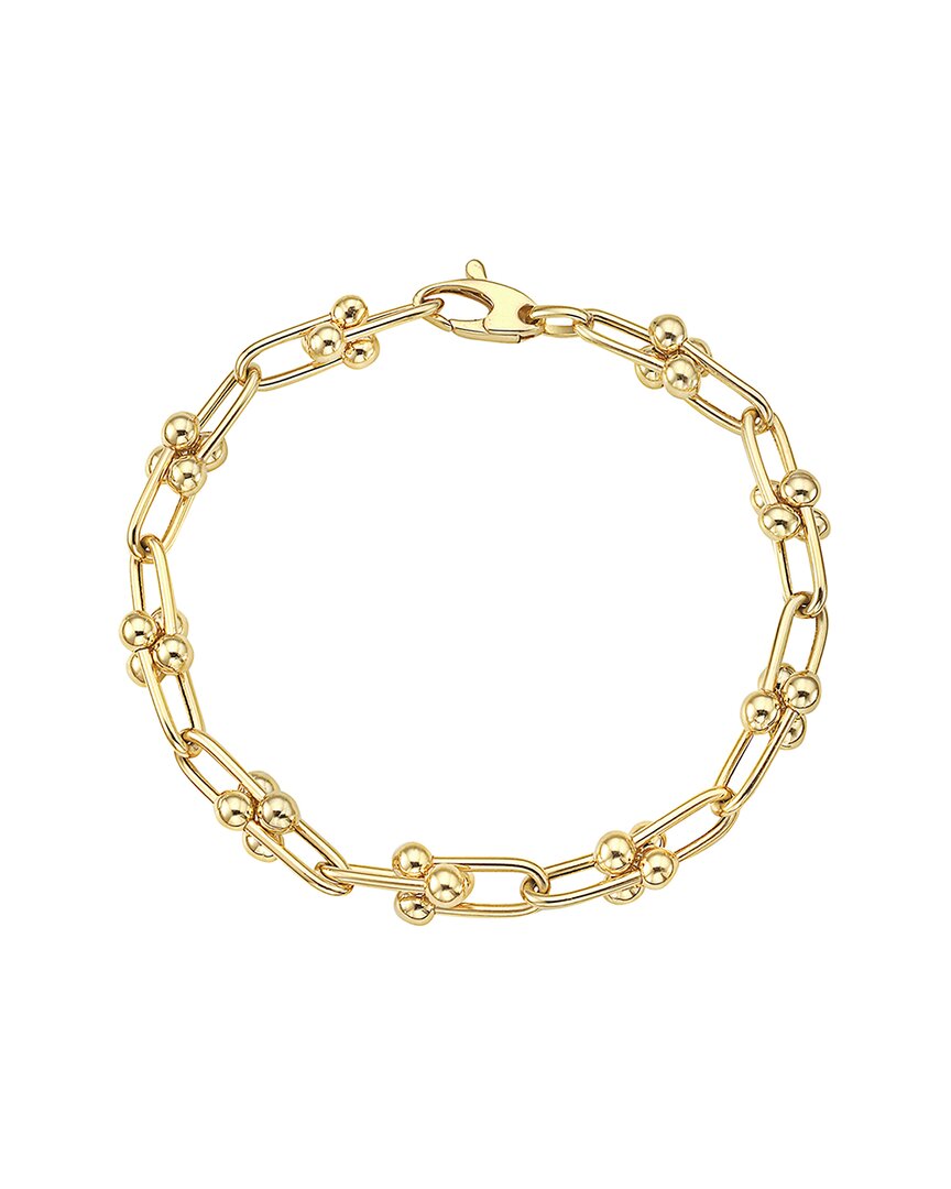 Italian Gold U Link Bracelet