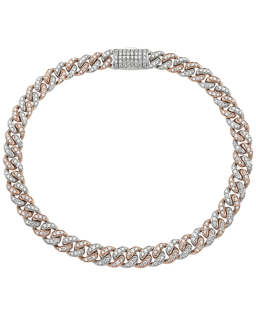 Diamond Select Cuts 14k 1.14 Ct. Tw. Diamond Curb Chain Bracelet