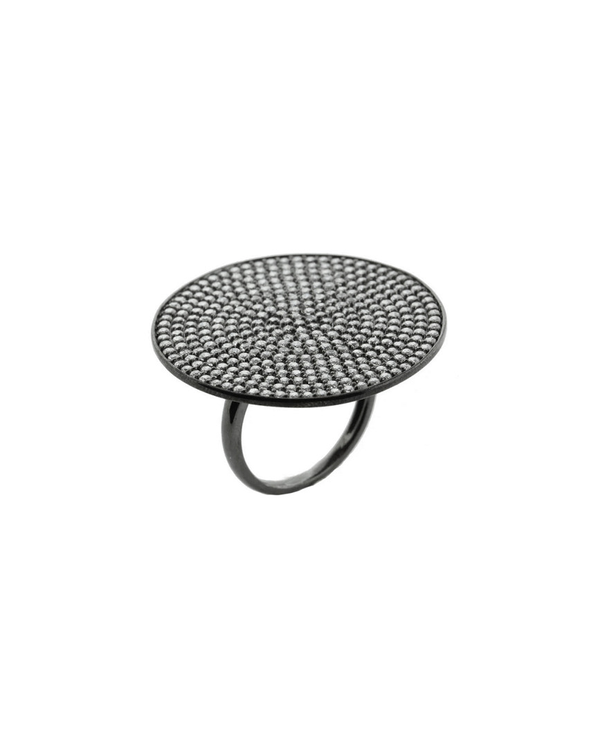 Suzy Levian Silver Cz Ring