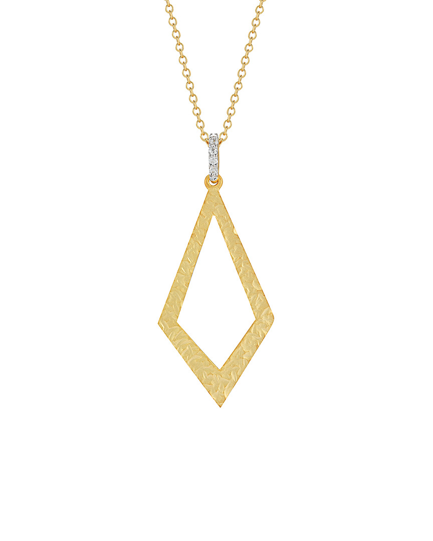 I. Reiss 14k Diamond Pendant Necklace