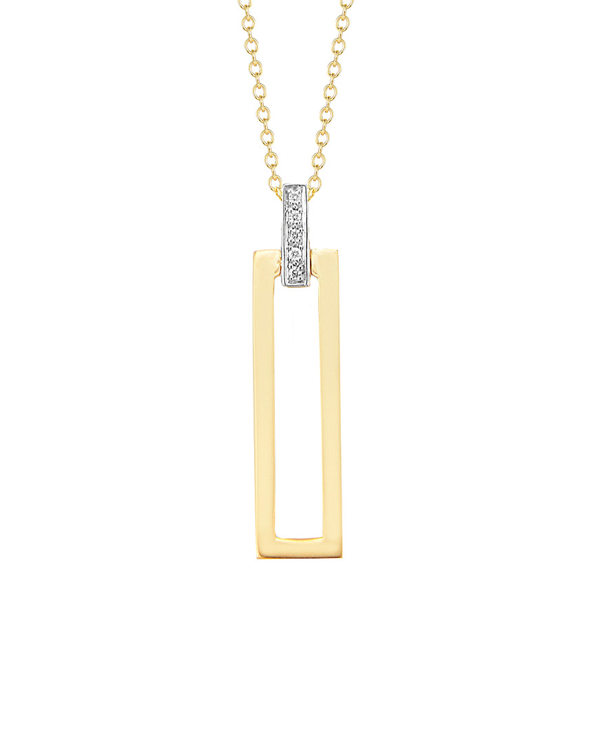 I. Reiss 14k Diamond Pendant Necklace