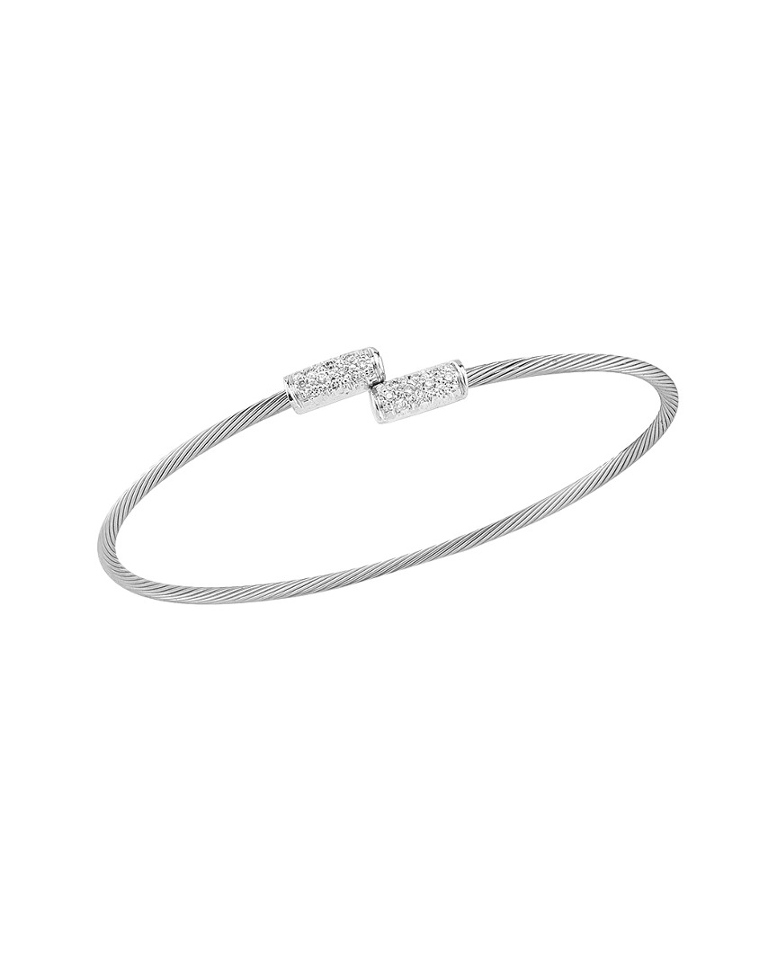 I. Reiss 14k 0.15 Ct. Tw. Diamond Wire Bracelet