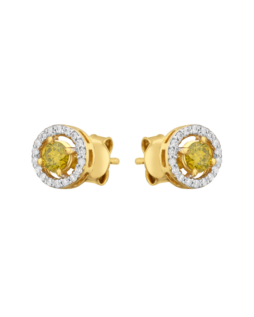 Forever Creations Usa Inc. Forever Creations 18k 0.58 Ct. Tw. Diamond Studs