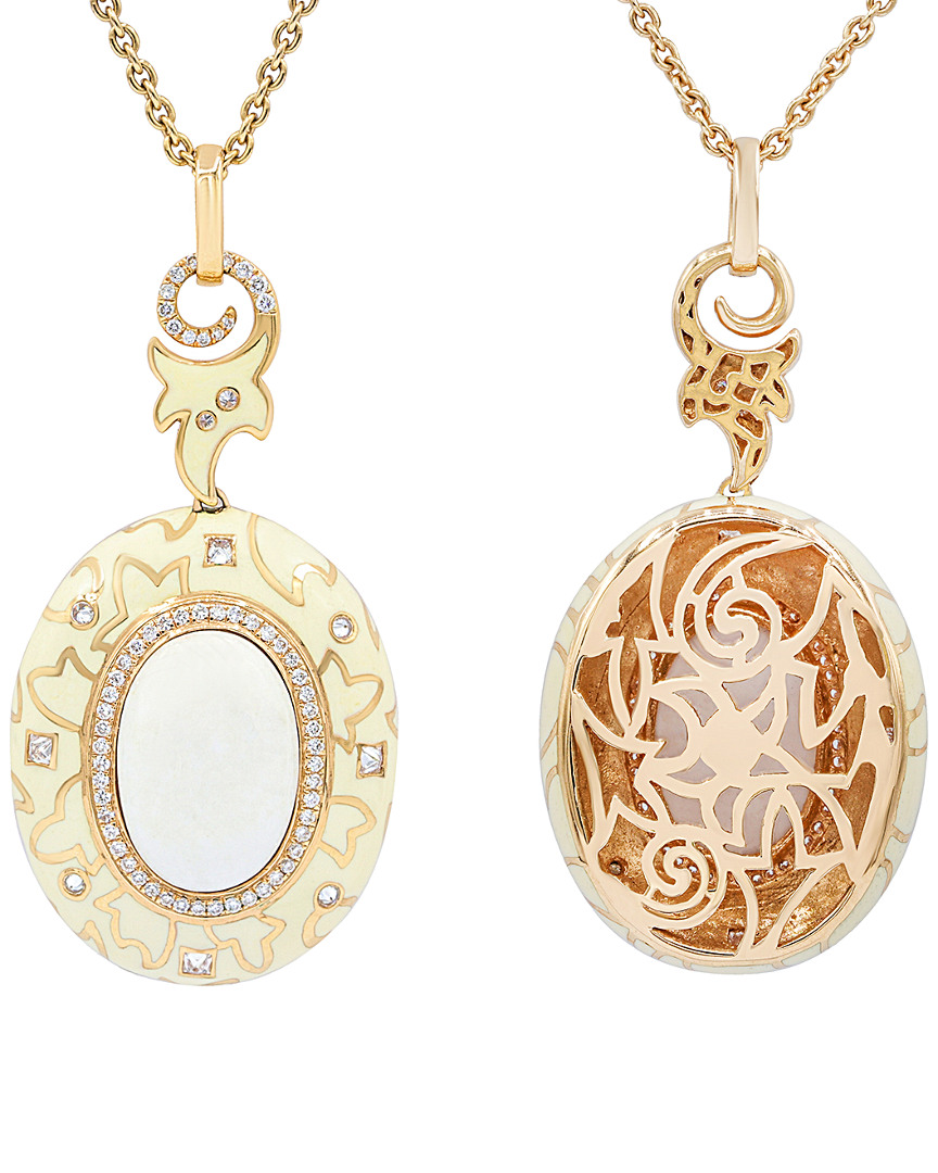 Diana M. Fine Jewelry 18k Rose Gold 1.00 Ct. Tw. Diamond Necklace