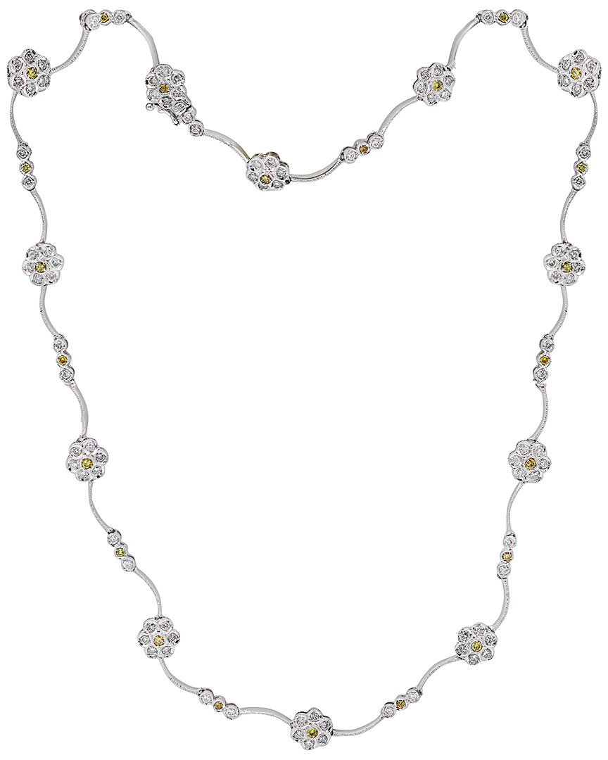Diana M. Fine Jewelry 18K 3.50 ct. tw. Diamond Necklace