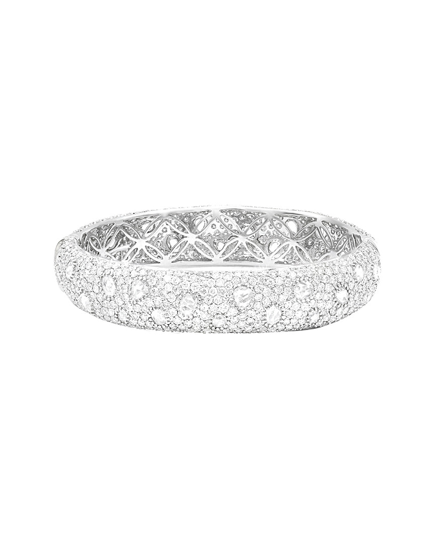 Diana M. Fine Jewelry 18k 18.30 Ct. Tw. Diamond Bangle