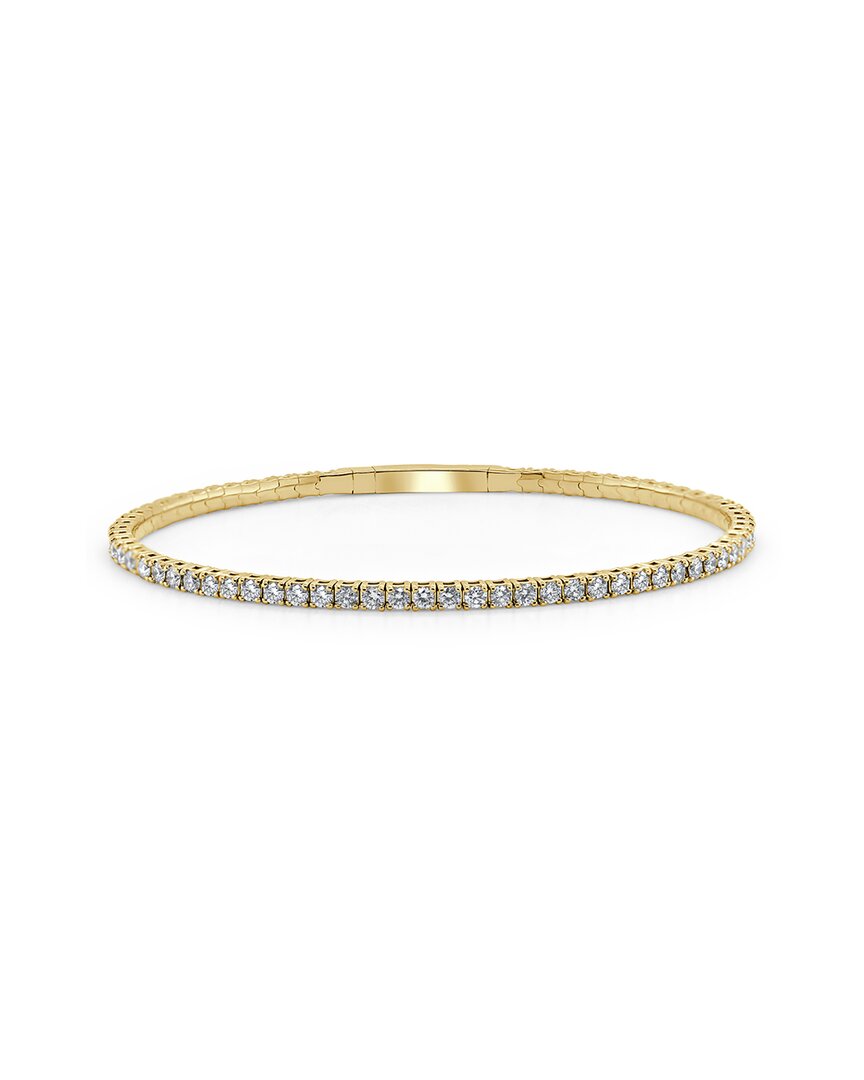 Sabrina Designs 14k 2.57 Ct. Tw. Diamond Flexible Bangle Bracelet