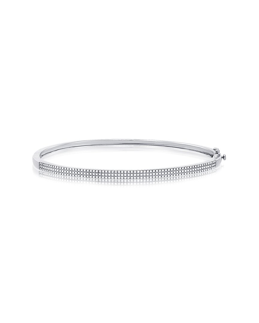 Sabrina Designs 14k 0.52 Ct. Tw. Diamond Three-row Bangle Bracelet