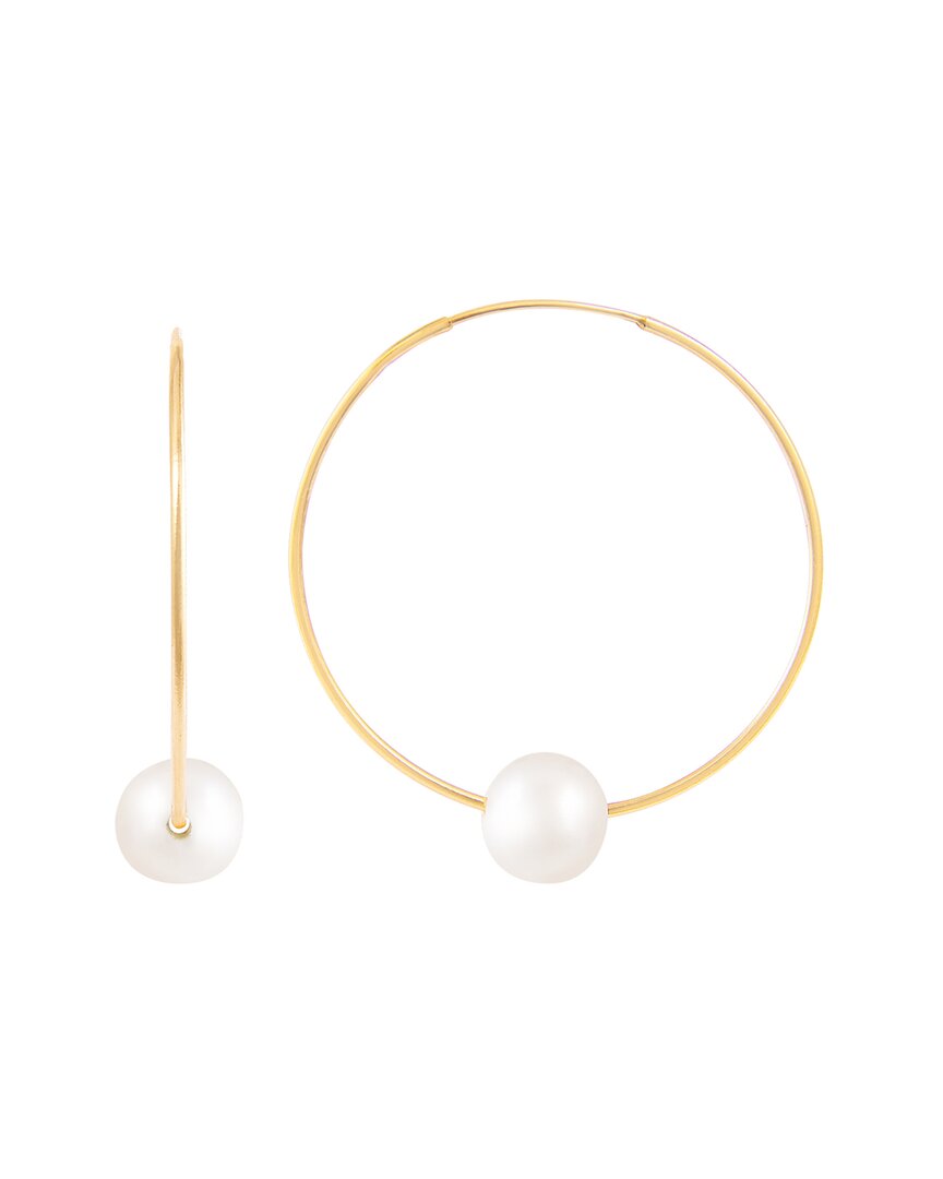 Splendid Pearls 14k 6-7mm Pearl Earrings
