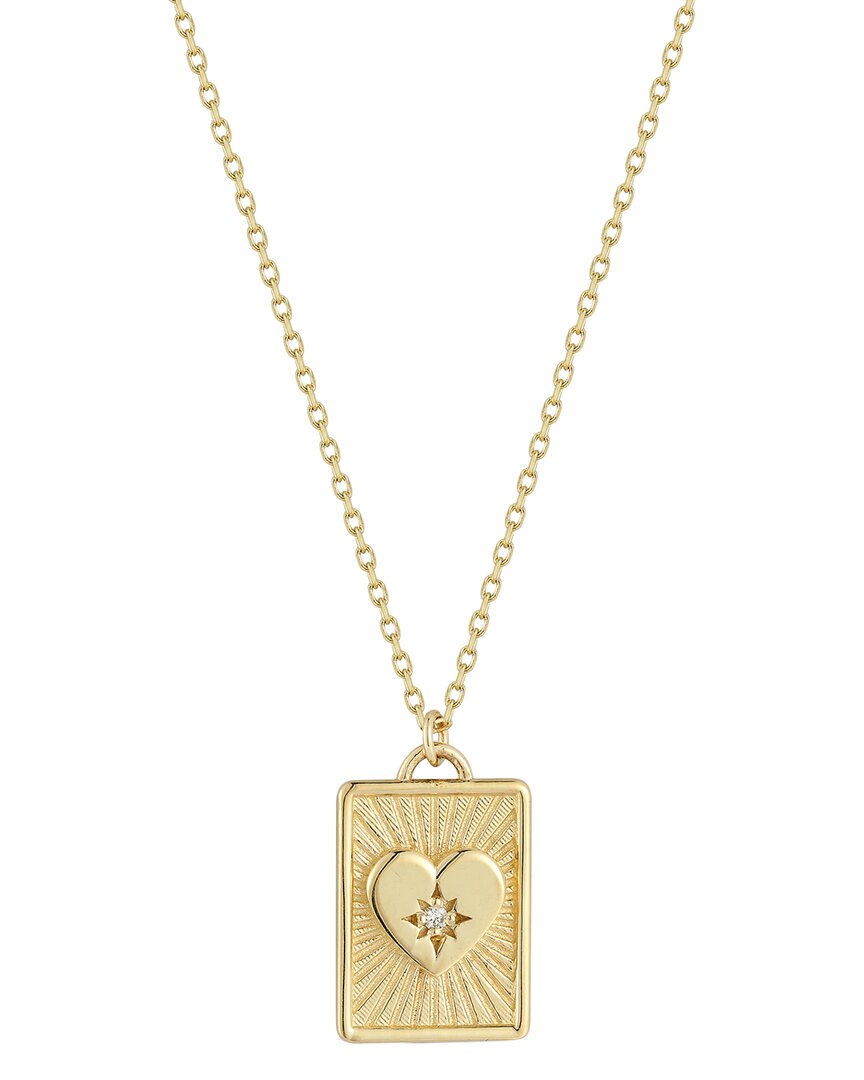 Ember Fine Jewelry 14k 0.01 Ct. Tw. Diamond Necklace