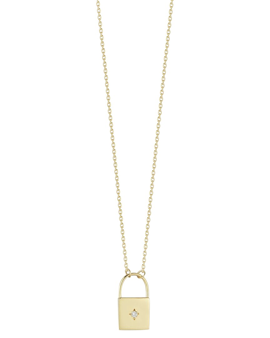 Ember Fine Jewelry 14k 0.01 Ct. Tw. Diamond Necklace