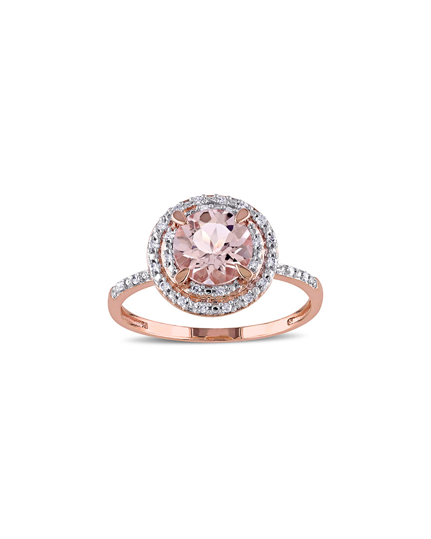 Rina Limor 10k Rose Gold 0.09 Ct. Tw. Diamond Ring