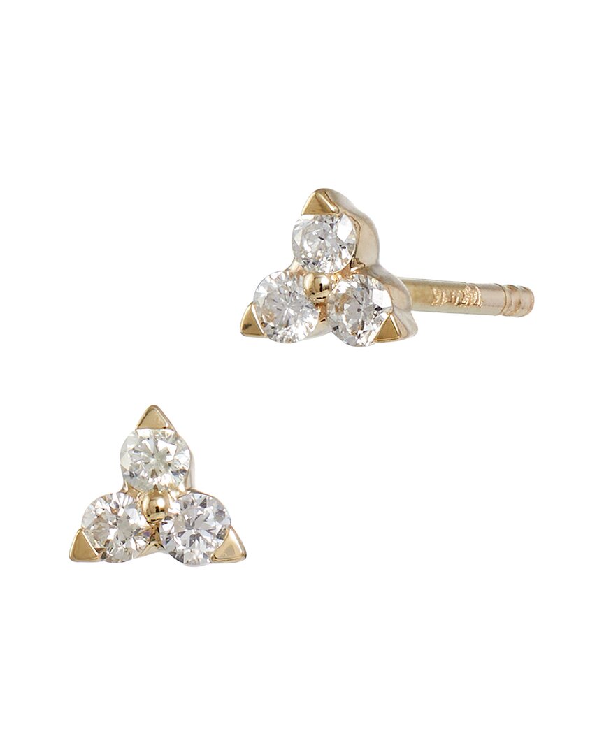 Savvy Cie 14k 0.15 Ct. Tw. Diamond Cluster Earrings