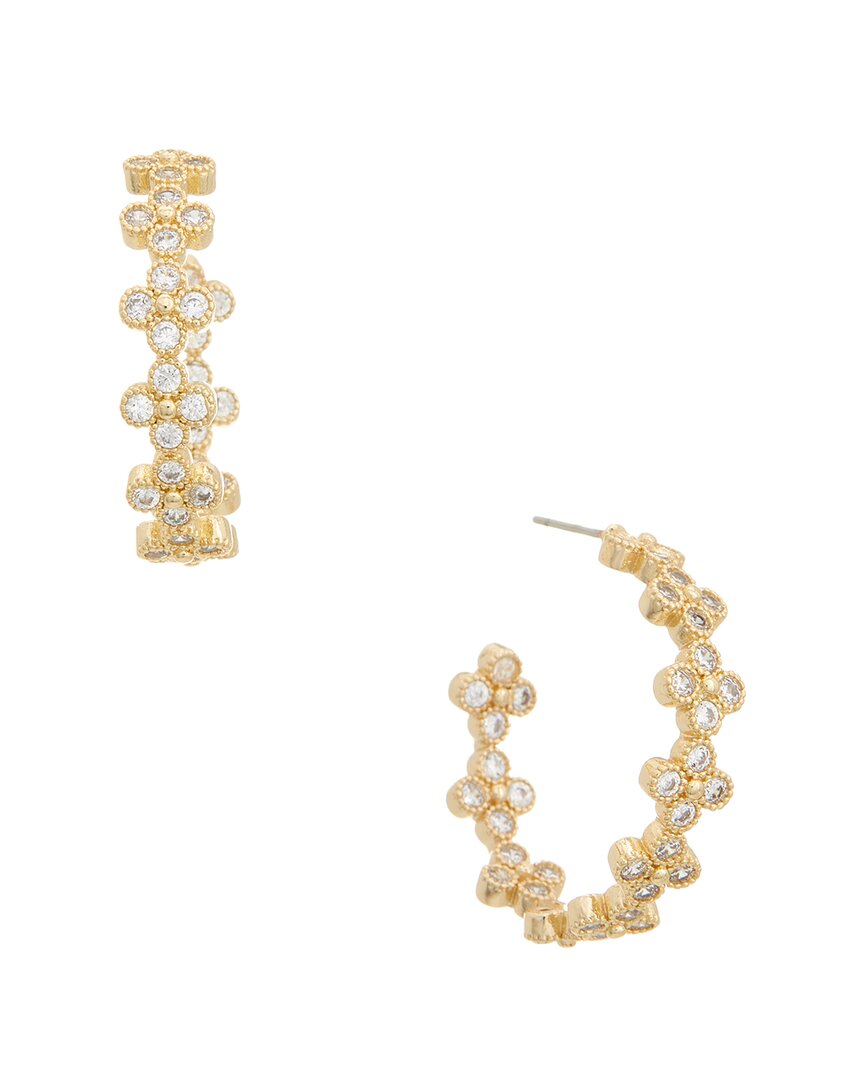 Juvell Plated Cz Earrings In Gold