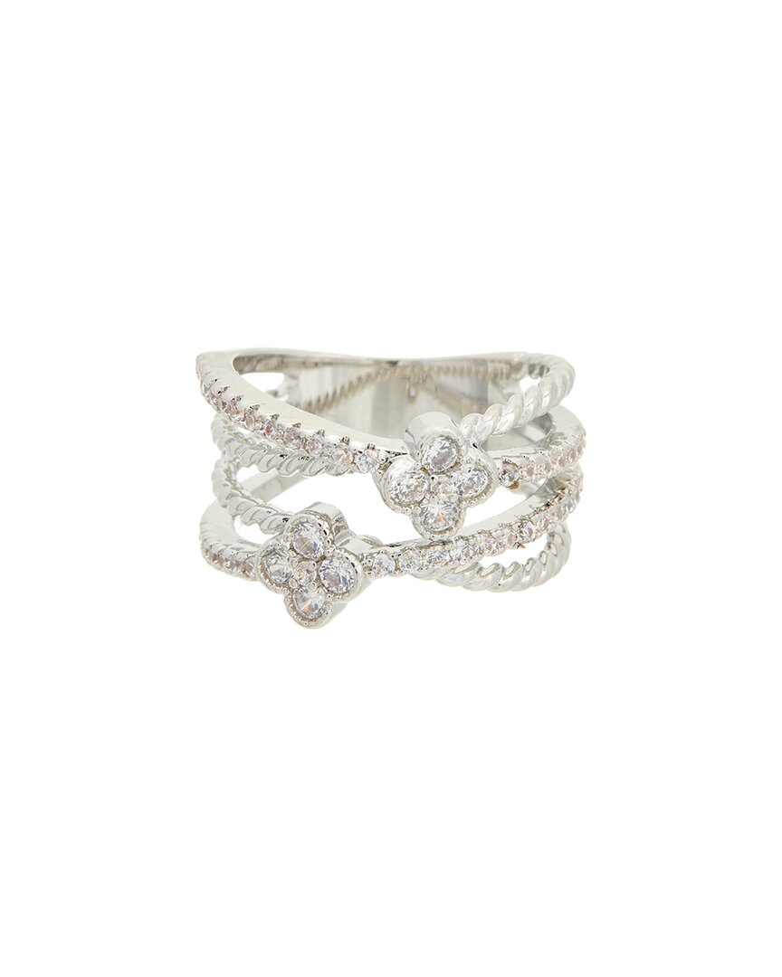 Juvell Plated Cz Ring In Metallic