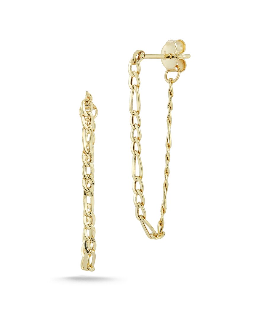 Ember Fine Jewelry 14k Figaro Chain Earrings