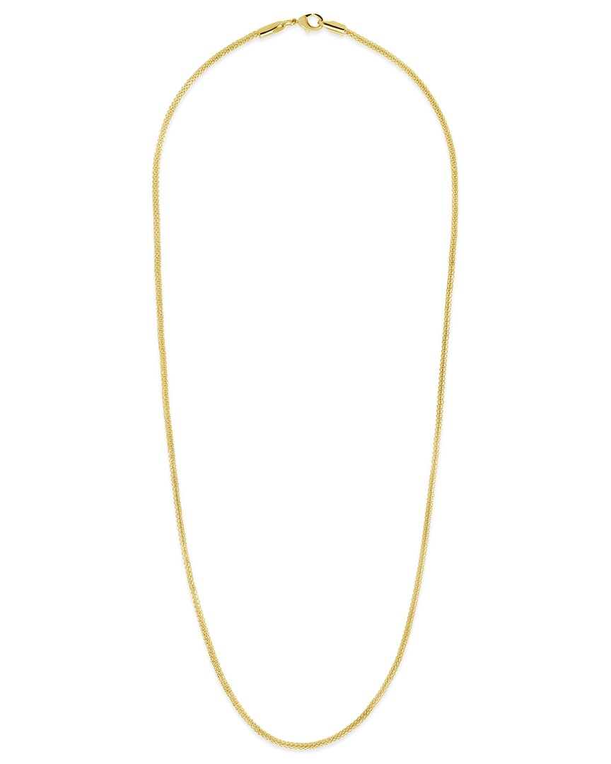 Sterling Forever 14k Plated Harlow Chain Necklace