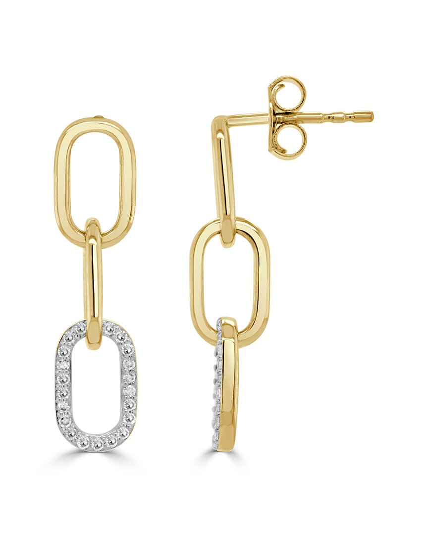 Sabrina Designs 14k 0.15 Ct. Tw. Diamond Dangle Earrings In Gold