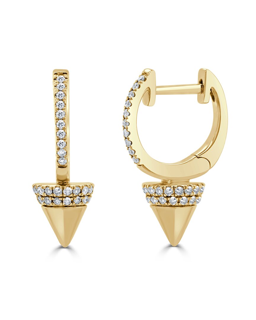 Sabrina Designs 14k 0.29 Ct. Tw. Diamond Drop Earrings In Gold