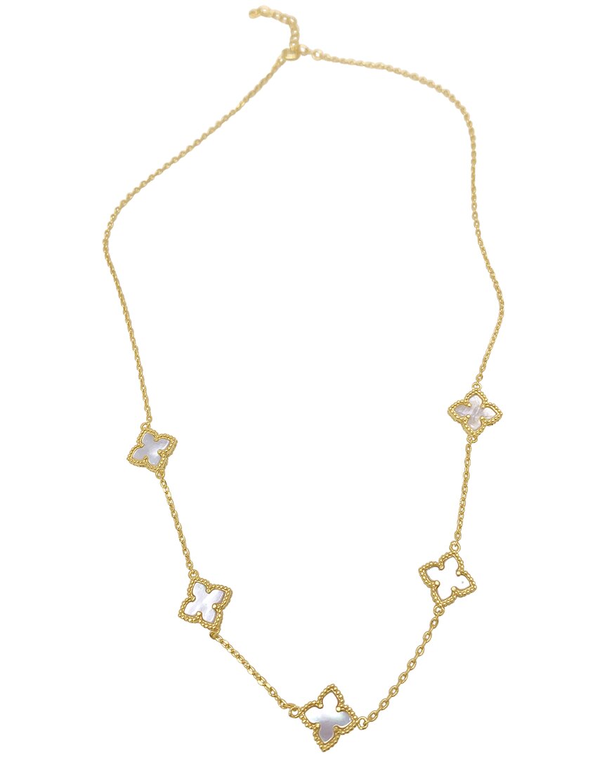 Shop Adornia 14k Plated Floral Necklace
