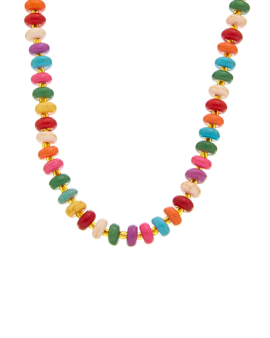 Crystal Haze 18k Plated Multiuse Necklace In Multi