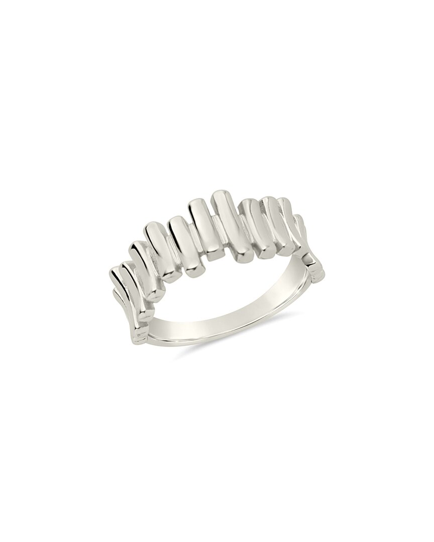 Sterling Forever Joss Staggered Band Ring