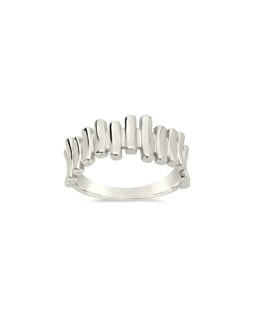 Sterling Forever Joss Staggered Band Ring
